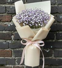 Букет цветов из:  Гипсофила в Восходе
