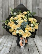 Букет цветов из:  Розы и Лизиантусы #REPLACE_PRED# Восходе