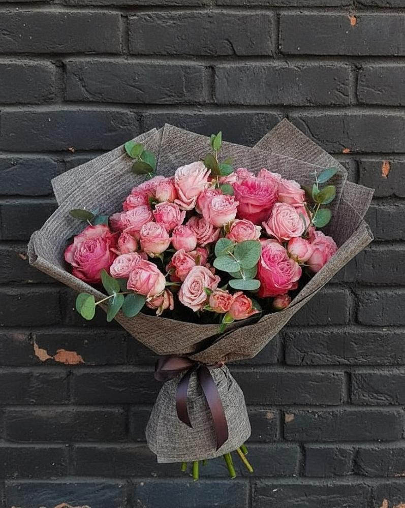 Букет цветов из: Розы в Восходе