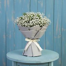 Букет цветов из:  Гипсофила в Восходе