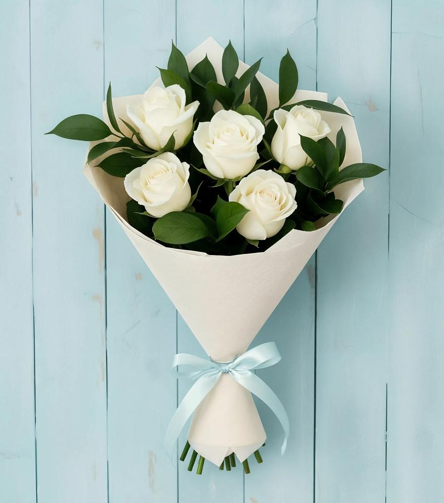 Букет цветов из: Розы в Восходе