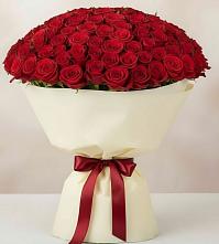 Букет 101 Красная роза Милано #REPLACE_PRED# Восходе