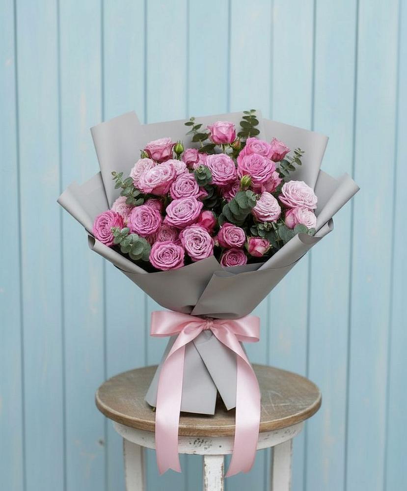 Букет цветов из: Розы в Восходе