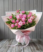 Букет Розовый кустик в Восходе