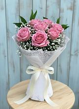 Букет цветов из:  Розы в Восходе