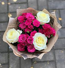 Букет цветов из:  Розы #REPLACE_PRED# Восходе