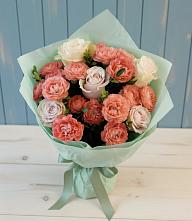 Букет цветов из:  Розы в Восходе