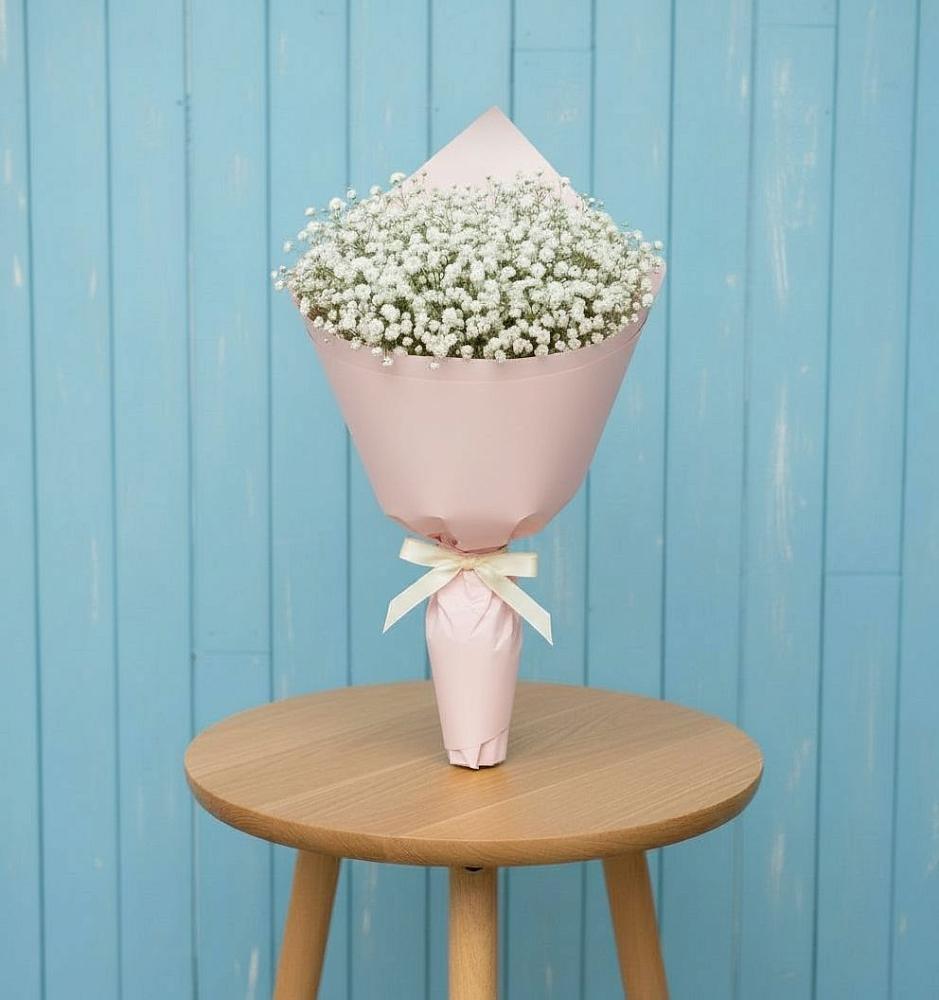 Букет цветов из: Гипсофила в Восходе