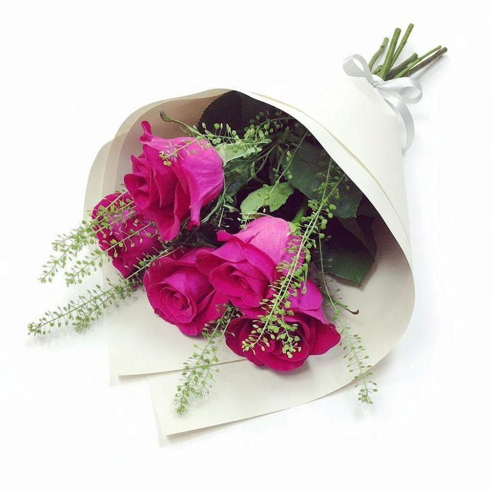 Букет цветов из: Розы в Восходе