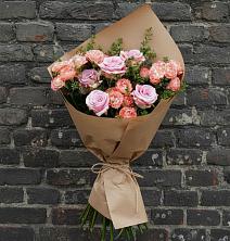 Букет цветов из:  Розы в Восходе