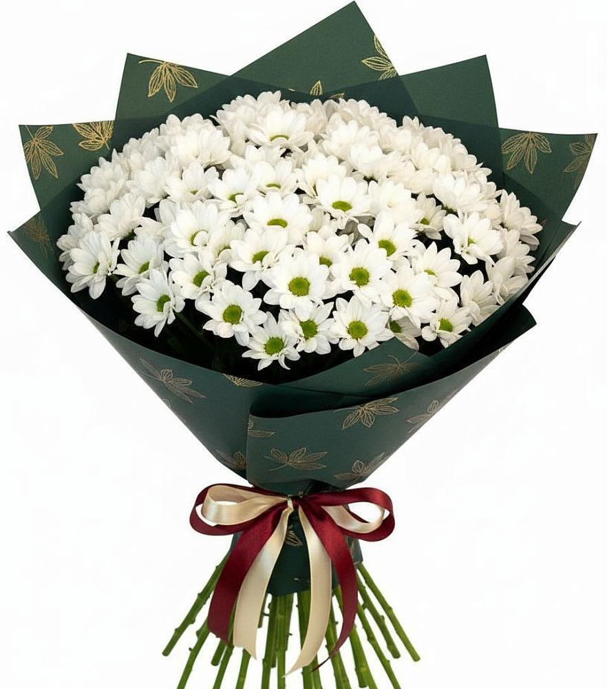 Букет цветов из: Хризантемы в Восходе