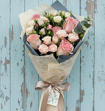 Букет цветов из:  Розы в Восходе