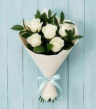 Букет цветов из:  Розы в Восходе