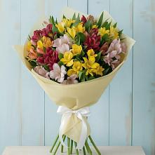Букет цветов из:  Альстромерии в Восходе