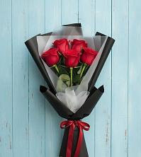 Букет цветов из:  Розы в Восходе