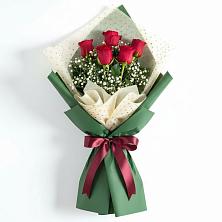 Букет цветов из:  Розы в Восходе